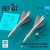RESKIT RS72-0527 R-40TD (AA-6 Acrid) missiles (2 pcs) (3D Printed) 1/72